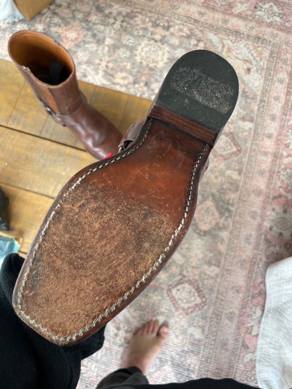FRYE 150th Anniversary Harness Americana western boot … very RARE AND UNIQUE - Picture 5 of 5